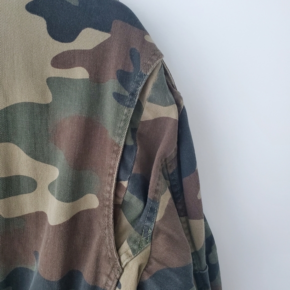 Zara oversized double layer camo army inspired jacket - Picture 14 of 15